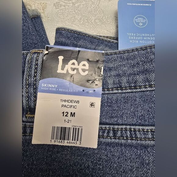 Lee Classic 5 Pockets Blue Jeans NWT - Picture 5 of 6